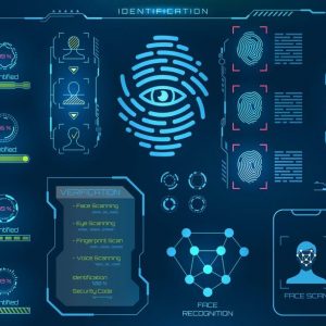 digital picture of computer with personal information